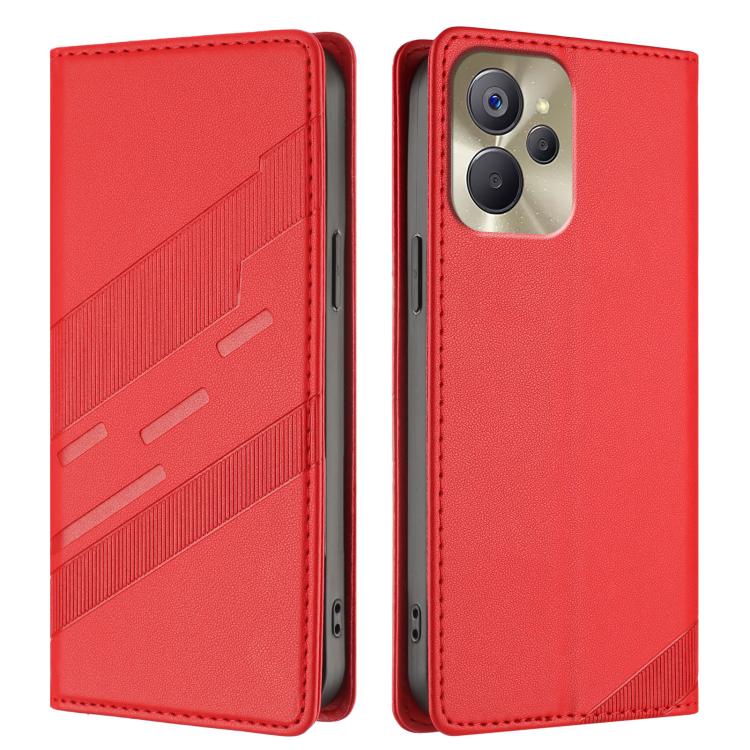 For Realme 10 5G Embossed Multi-functional Wallet Retro Leather Phone Case