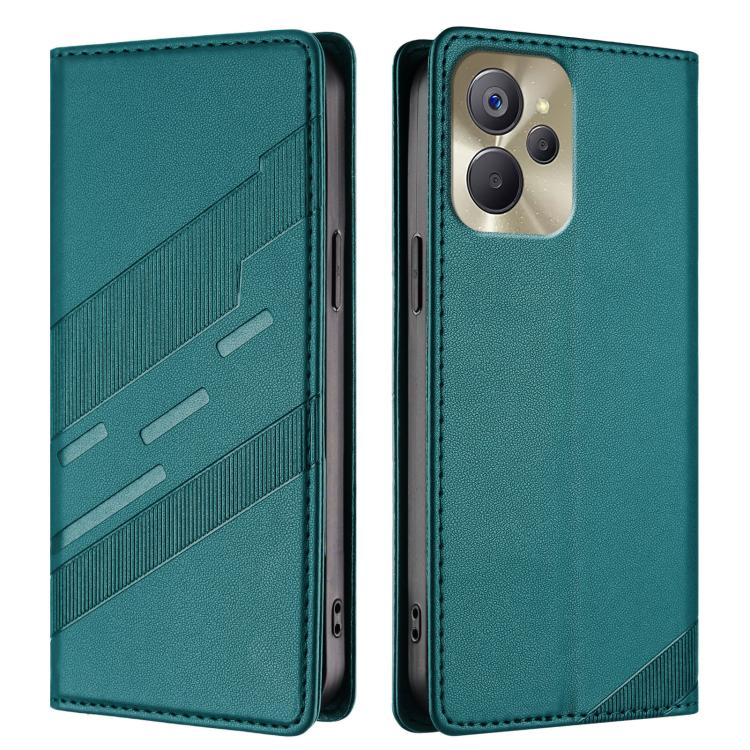 For Realme 10 5G Embossed Multi-functional Wallet Retro Leather Phone Case