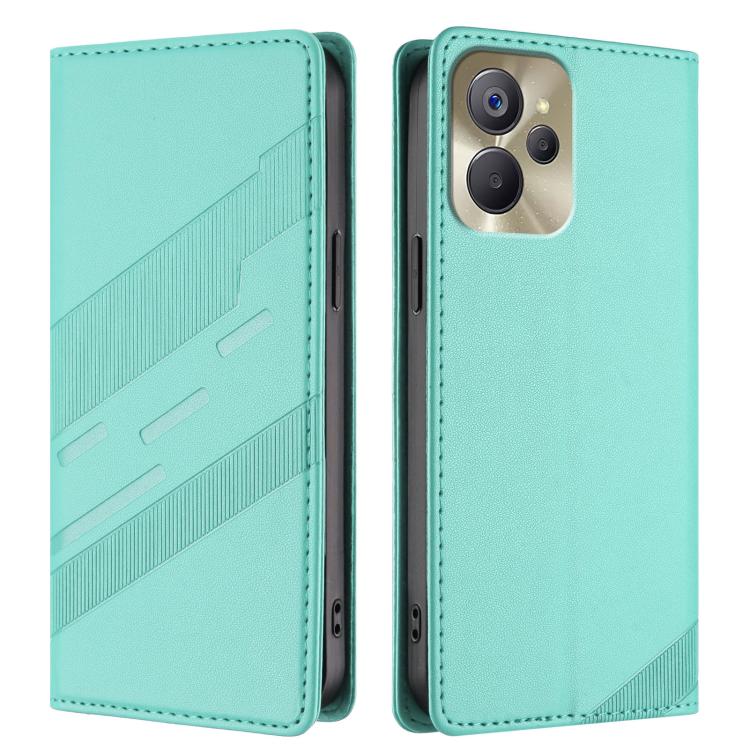 For Realme 10 5G Embossed Multi-functional Wallet Retro Leather Phone Case