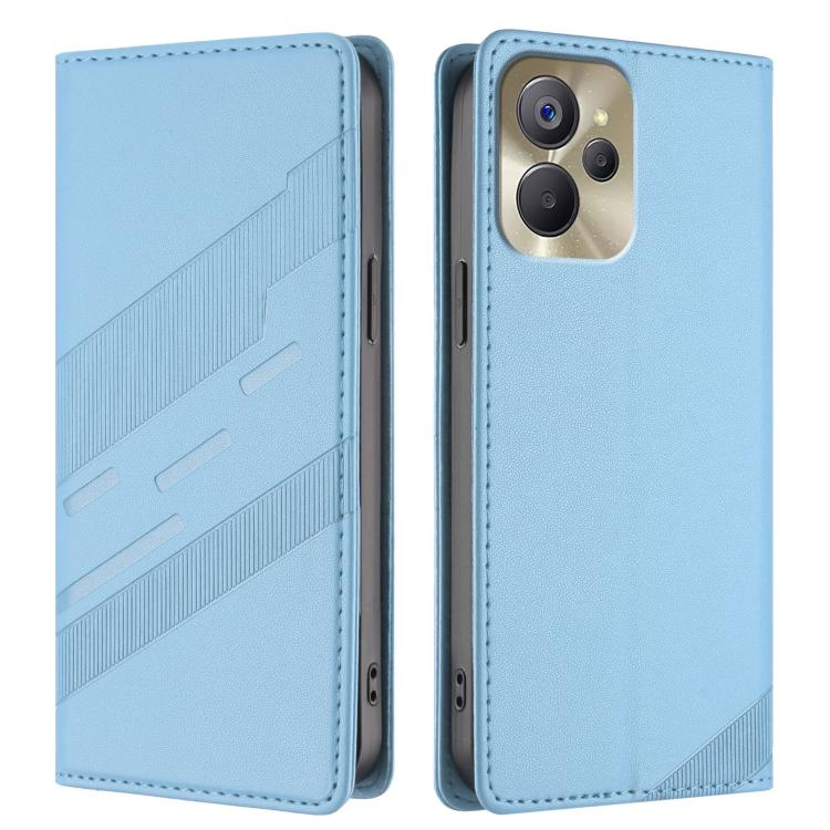 For Realme 10 5G Embossed Multi-functional Wallet Retro Leather Phone Case