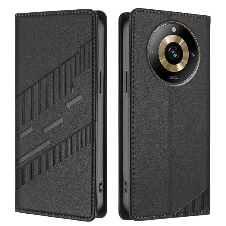 For Realme 10 Pro Embossed Multi-functional Wallet Retro Leather Phone Case