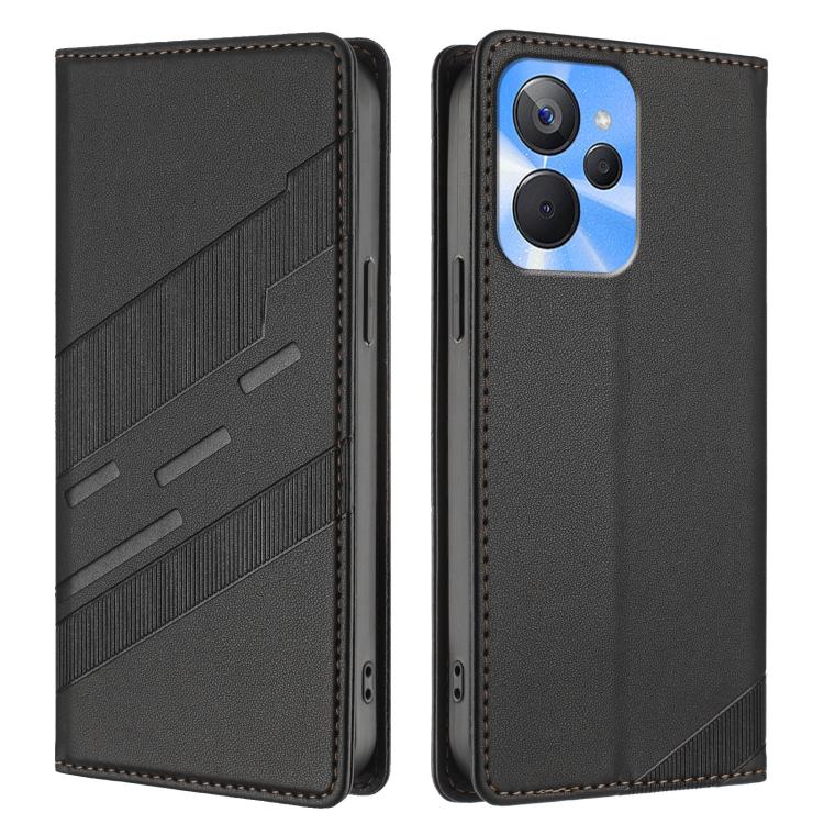 For Realme 10T Embossed Multi-functional Wallet Retro Leather Phone Case