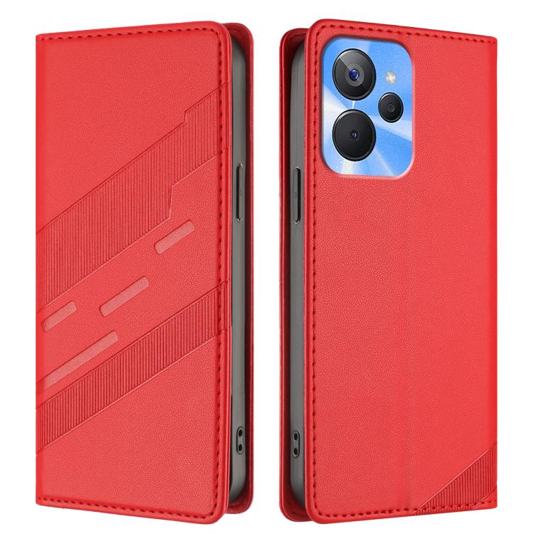 For Realme 10T Embossed Multi-functional Wallet Retro Leather Phone Case