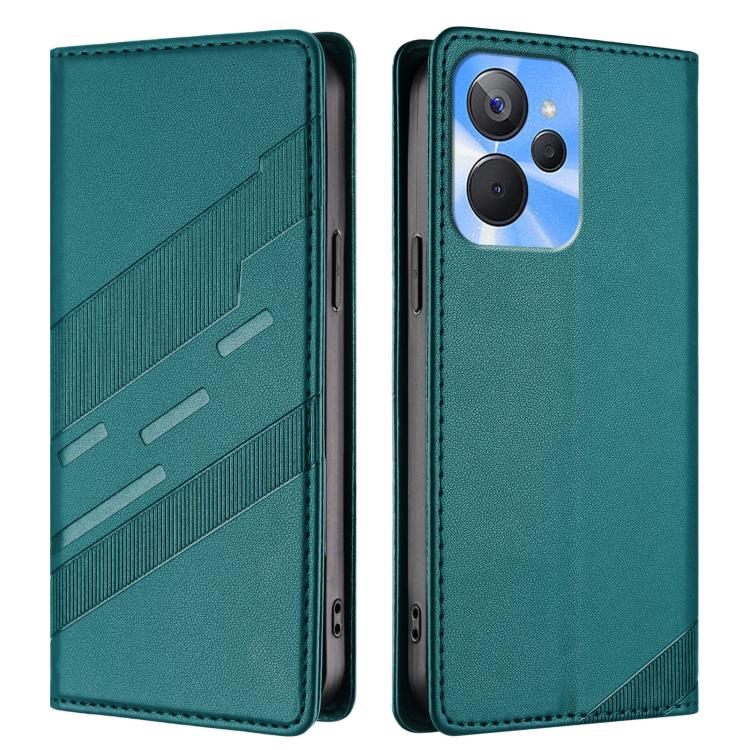 For Realme 10T Embossed Multi-functional Wallet Retro Leather Phone Case
