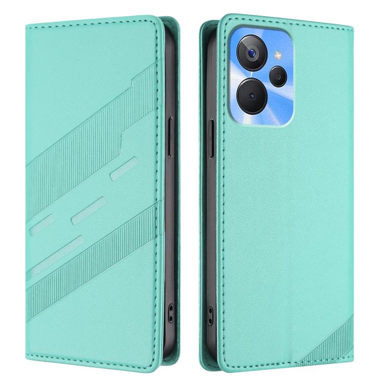For Realme 10T Embossed Multi-functional Wallet Retro Leather Phone Case