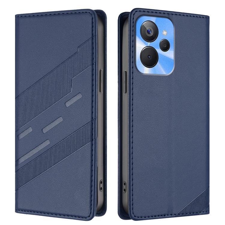 For Realme 10T Embossed Multi-functional Wallet Retro Leather Phone Case
