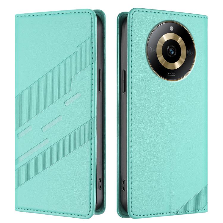 For Realme 11 4G Embossed Multi-functional Wallet Retro Leather Phone Case