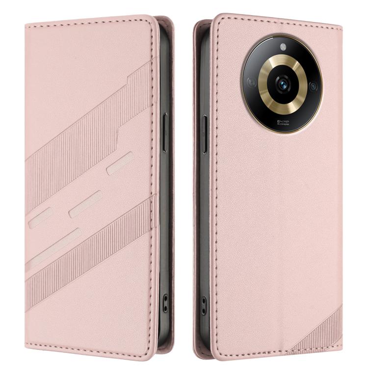 For Realme 11 4G Embossed Multi-functional Wallet Retro Leather Phone Case