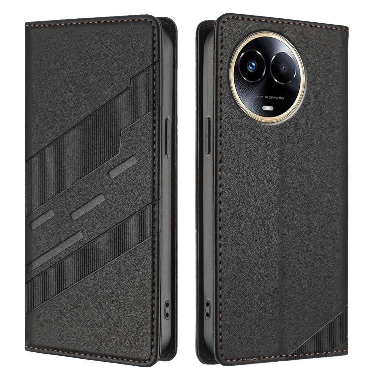 For Realme 11 5G Embossed Multi-functional Wallet Retro Leather Phone Case