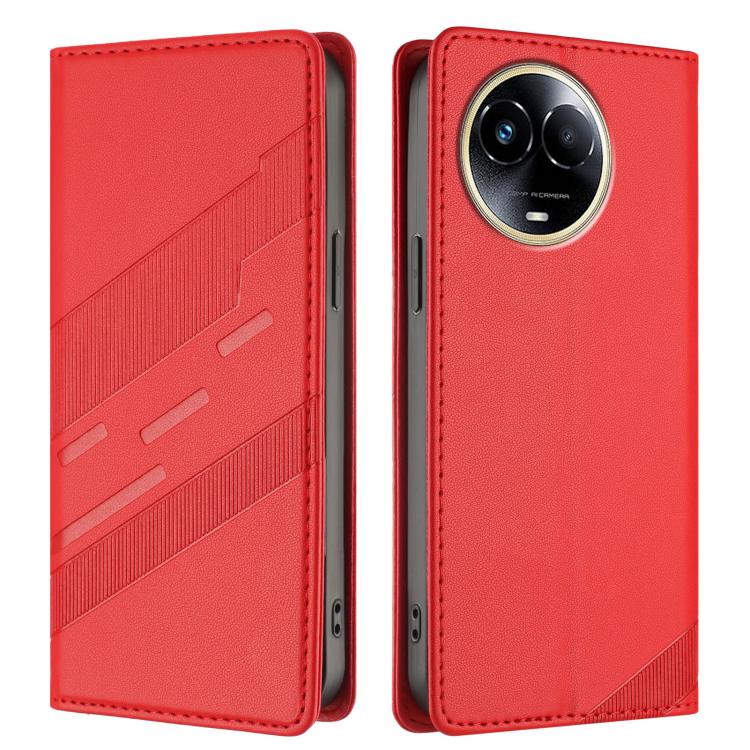 For Realme 11 5G Embossed Multi-functional Wallet Retro Leather Phone Case
