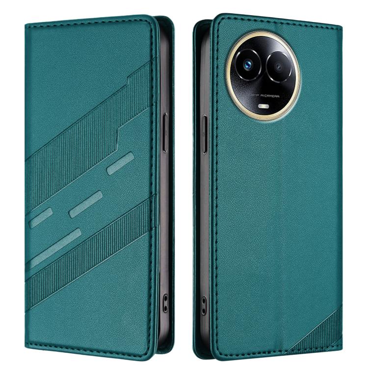 For Realme 11 5G Embossed Multi-functional Wallet Retro Leather Phone Case