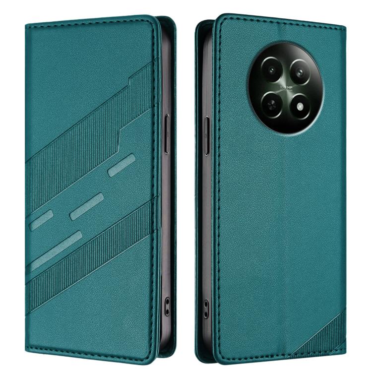 For Realme 12 4G Embossed Multi-functional Wallet Retro Leather Phone Case
