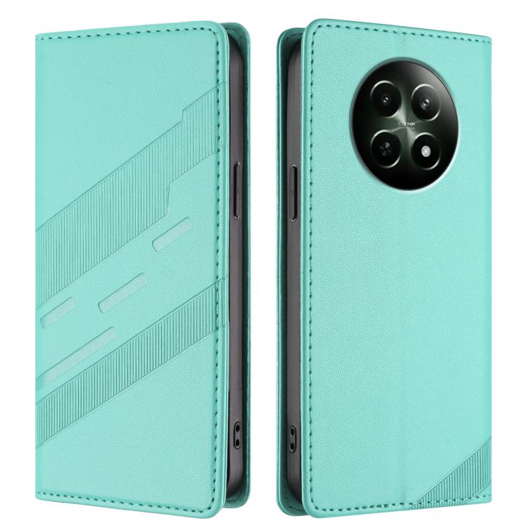 For Realme 12 4G Embossed Multi-functional Wallet Retro Leather Phone Case