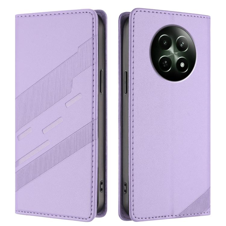 For Realme 12 4G Embossed Multi-functional Wallet Retro Leather Phone Case
