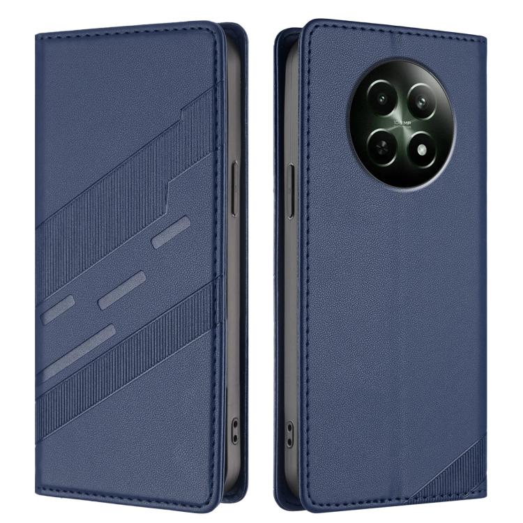 For Realme 12 4G Embossed Multi-functional Wallet Retro Leather Phone Case