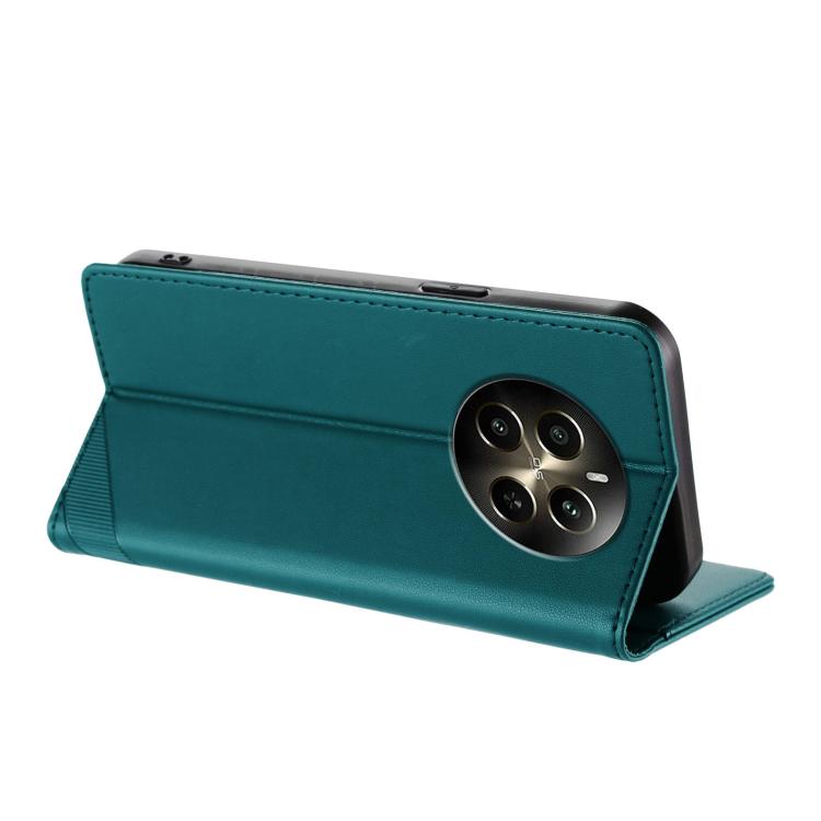 For Realme 12+ Embossed Multi-functional Wallet Retro Leather Phone Case