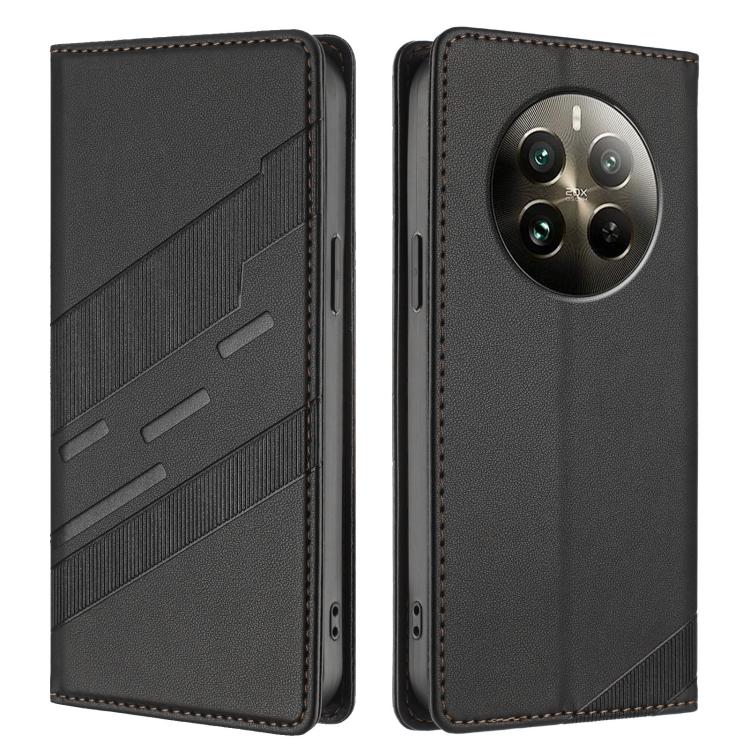 For Realme 12 Pro Embossed Multi-functional Wallet Retro Leather Phone Case