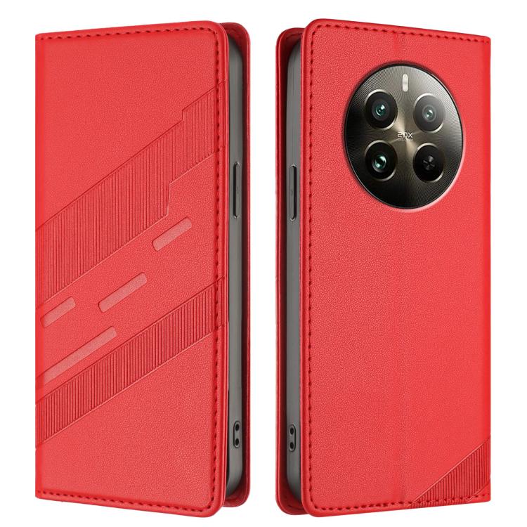 For Realme 12 Pro Embossed Multi-functional Wallet Retro Leather Phone Case