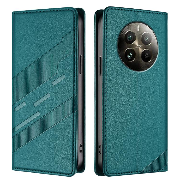 For Realme 12 Pro Embossed Multi-functional Wallet Retro Leather Phone Case