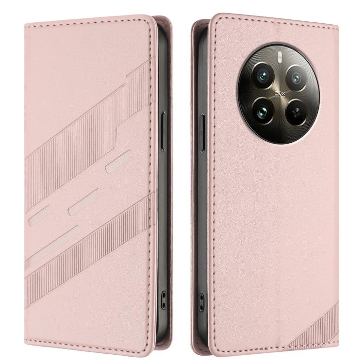 For Realme 12 Pro Embossed Multi-functional Wallet Retro Leather Phone Case
