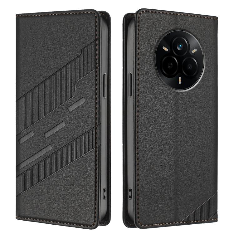 For Realme 14 Pro Embossed Multi-functional Wallet Retro Leather Phone Case
