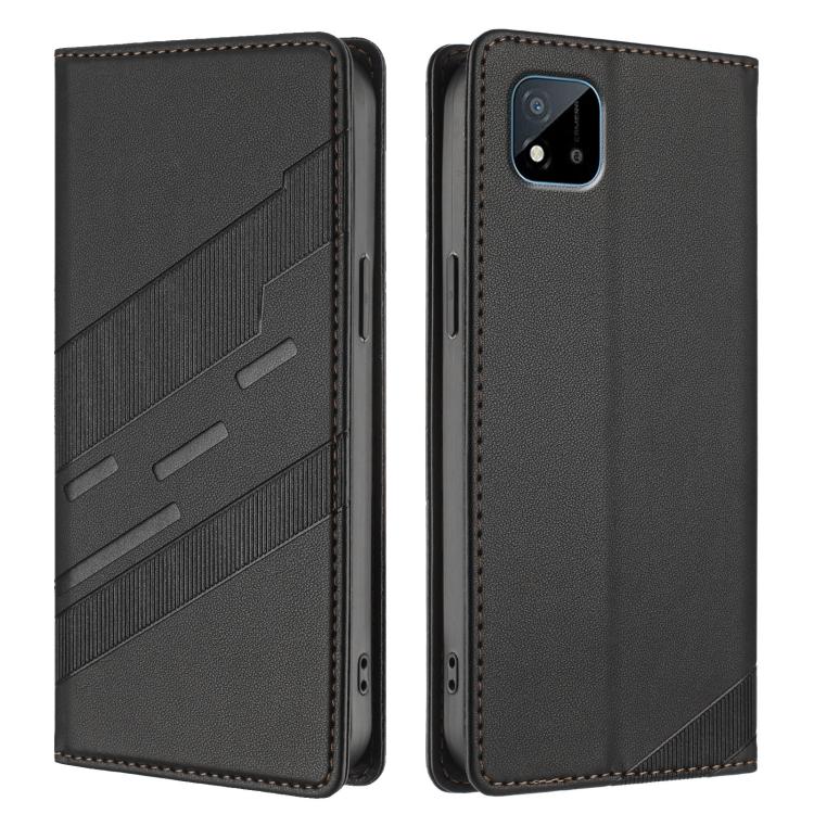 For Realme C20 Embossed Multi-functional Wallet Retro Leather Phone Case