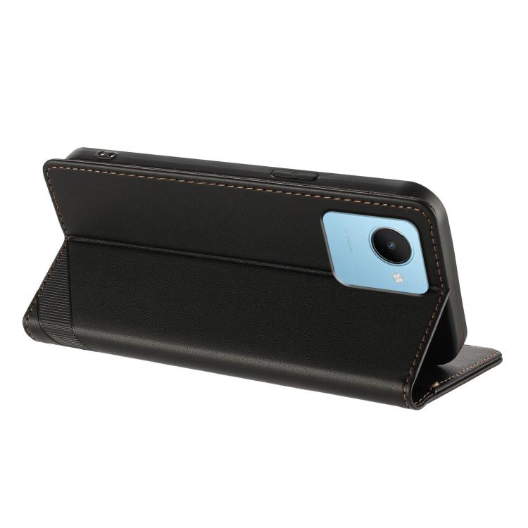 For Realme C30 Embossed Multi-functional Wallet Retro Leather Phone Case