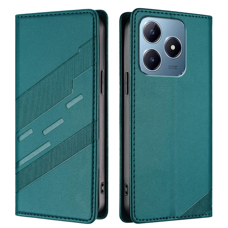 For Realme C63 4G Embossed Multi-functional Wallet Retro Leather Phone Case