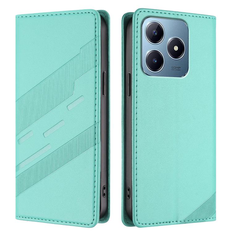 For Realme C63 4G Embossed Multi-functional Wallet Retro Leather Phone Case