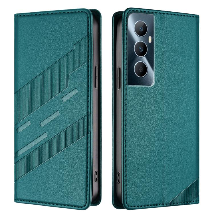 For Realme C65 4G Embossed Multi-functional Wallet Retro Leather Phone Case