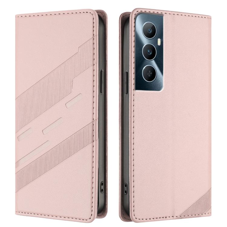 For Realme C65 4G Embossed Multi-functional Wallet Retro Leather Phone Case