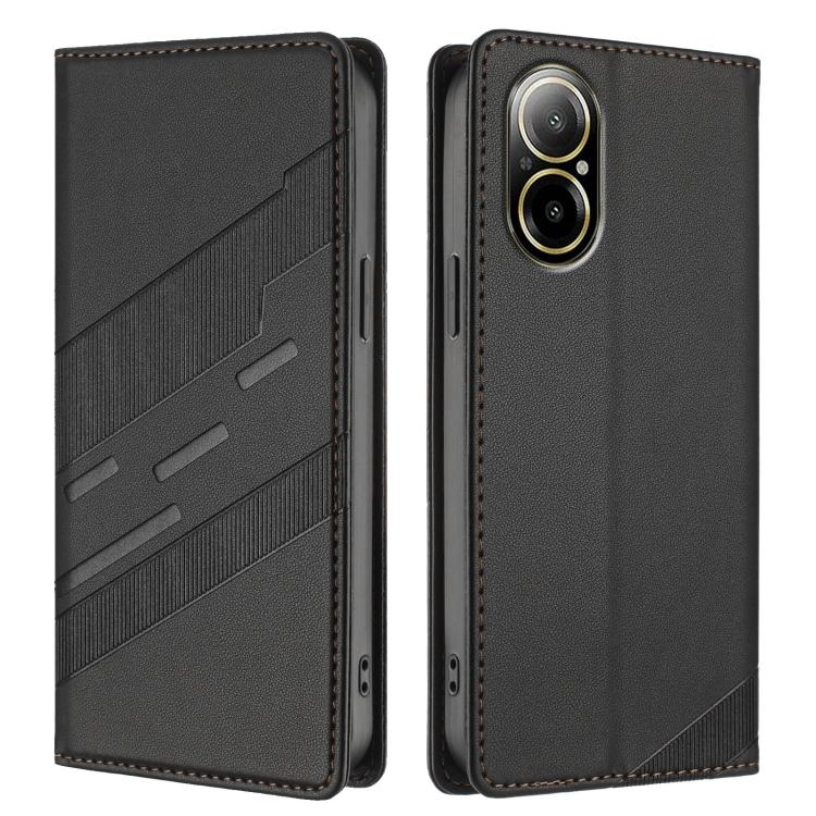 For Realme C67 4G Embossed Multi-functional Wallet Retro Leather Phone Case