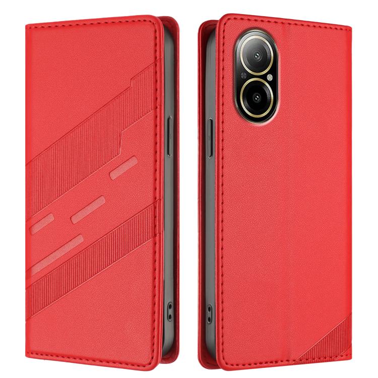 For Realme C67 4G Embossed Multi-functional Wallet Retro Leather Phone Case