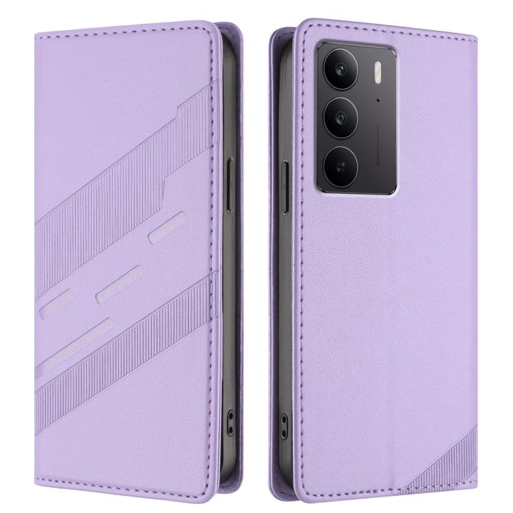 For Realme C75 4G Embossed Multi-functional Wallet Retro Leather Phone Case