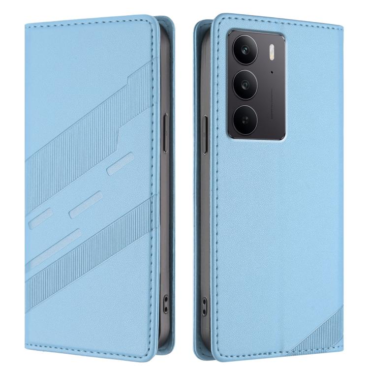 For Realme C75 4G Embossed Multi-functional Wallet Retro Leather Phone Case