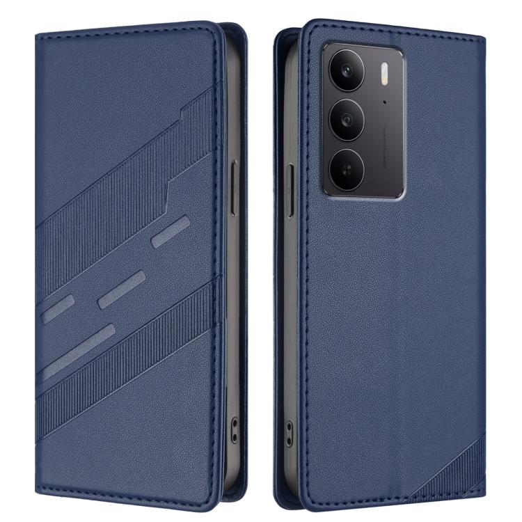 For Realme C75 4G Embossed Multi-functional Wallet Retro Leather Phone Case
