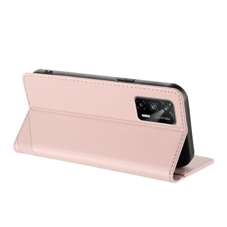 For Realme GT 5G Embossed Multi-functional Wallet Retro Leather Phone Case