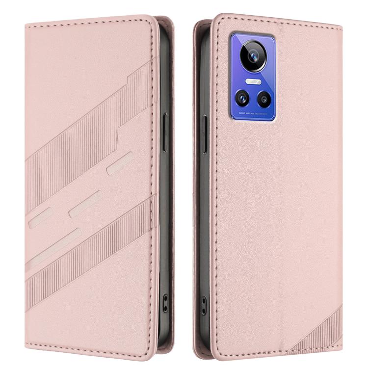 For Realme GT Neo3 Embossed Multi-functional Wallet Retro Leather Phone Case