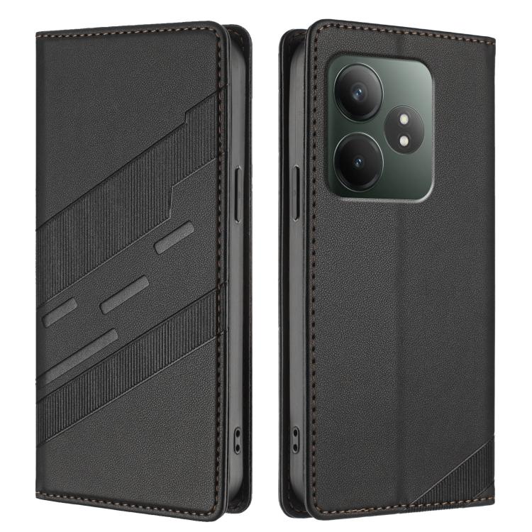 For Realme GT Neo6 Embossed Multi-functional Wallet Retro Leather Phone Case