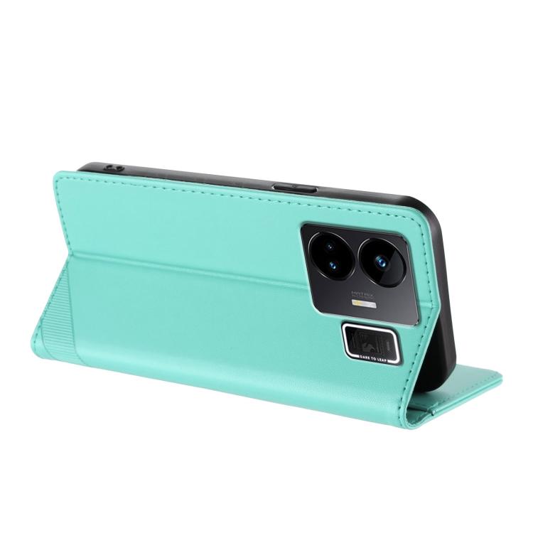For Realme GT3 Embossed Multi-functional Wallet Retro Leather Phone Case