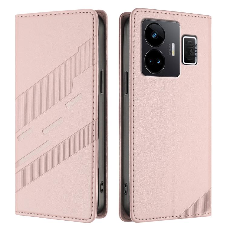 For Realme GT3 Embossed Multi-functional Wallet Retro Leather Phone Case