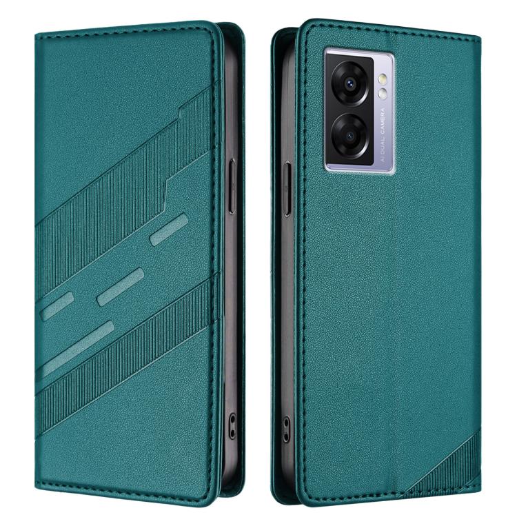 For Realme V23 Embossed Multi-functional Wallet Retro Leather Phone Case