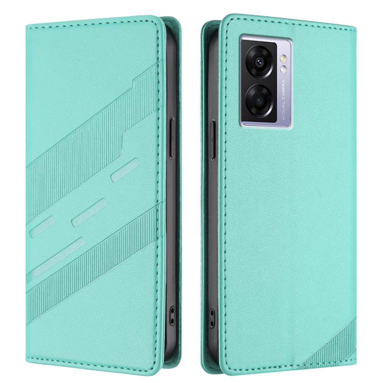 For Realme V23 Embossed Multi-functional Wallet Retro Leather Phone Case