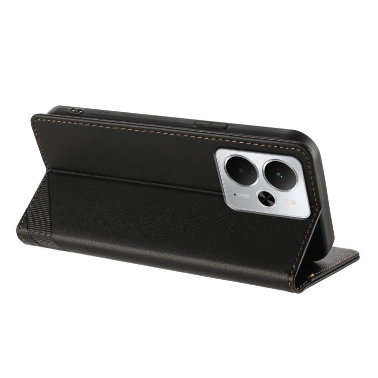 For Realme 14 Embossed Multi-functional Wallet Retro Leather Phone Case