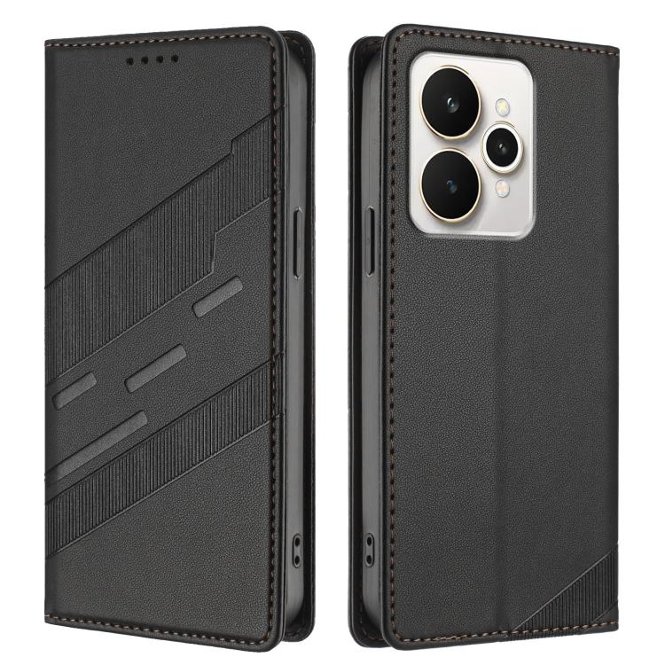 For Realme 15 5G Embossed Multi-functional Wallet Retro Leather Phone Case