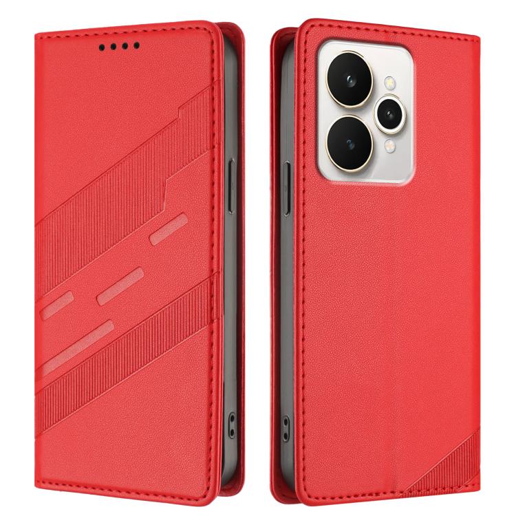 For Realme 15 5G Embossed Multi-functional Wallet Retro Leather Phone Case