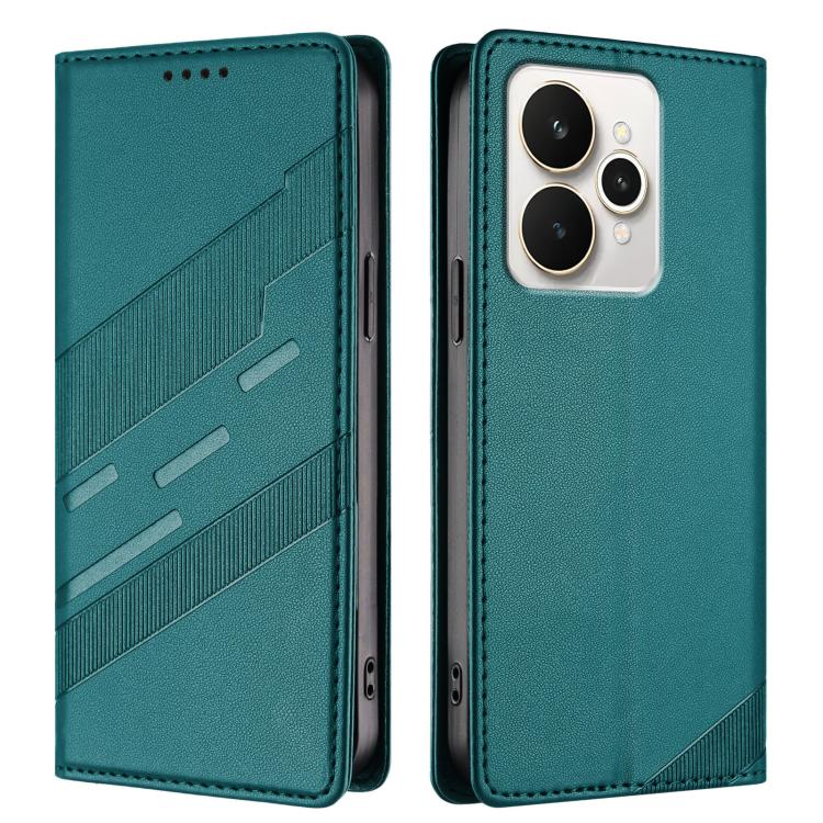 For Realme 15 5G Embossed Multi-functional Wallet Retro Leather Phone Case