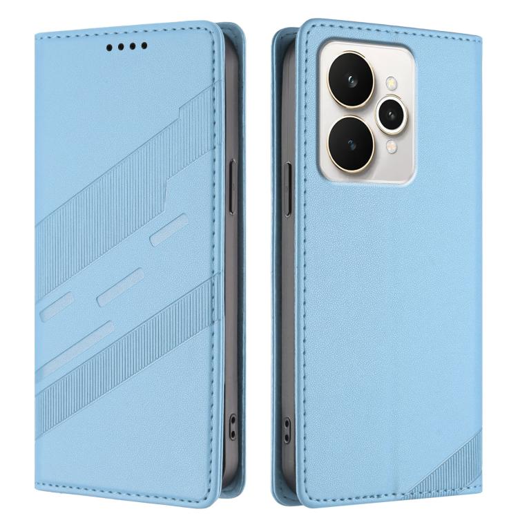 For Realme 15 5G Embossed Multi-functional Wallet Retro Leather Phone Case
