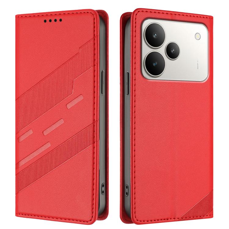 For Realme P4 5G Embossed Multi-functional Wallet Retro Leather Phone Case