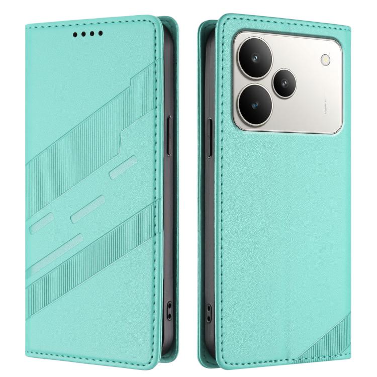 For Realme P4 5G Embossed Multi-functional Wallet Retro Leather Phone Case
